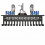 Multipurpose Wall Mount Storage Holder For Trophies And Keys-4 2