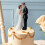 Décorations de gâteau de mariage, Figurine de marié pour-Noir 7