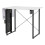 Sewing Online Sewing Table with Fold-out Storage Panel, White/Black Legs 4
