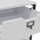 3 Drawer Mobile Storage Organizer In Charcoal / White 3