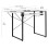 Dart Sewing Machine Table With Folding Top In Charcoal Black / White 6