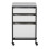 3 Drawer Mobile Storage Organizer In Charcoal / White 4