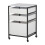 3 Drawer Mobile Storage Organizer In Charcoal / White 5