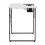Dart Sewing Machine Table With Folding Top In Charcoal Black / White 7