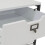 4 Drawer Mobile Storage Organizer In Charcoal / White 3