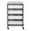 4 Drawer Mobile Storage Organizer In Charcoal / White 4