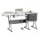 Eclipse Ultra Sewing Machine/ Hobby Table in Grey / White - Sewing Online 13376 3