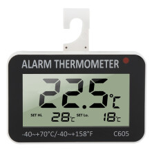 Hygrometer voor terrariums, zeer nauwkeurige digitale thermometer met temperatuuralarm en eenvoudige installatie, stijlvol ontwerp voor
