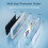 NFC EInk Screen DIY Phone Case Custom Refesh Screen Display Mobile Phone Case Cover for IPhone16 Color 6