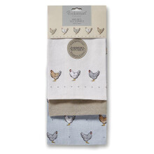 Farmers Kitchen Tea Towel 3pk