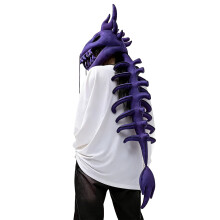 Fashion Dinosaur Skeleton Headpiece Lightweight-Purple 120CM