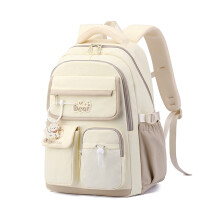 Lightweight Backpack With Laptop Compartment And Wear-Khaki