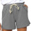 Womens  Drawstring Casual Elastic Waist Pocketed-Dark Grey S 1