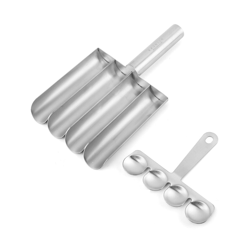 Stainless Steel Meatball Making Tool With Meat Baller Spoon 7695000966086