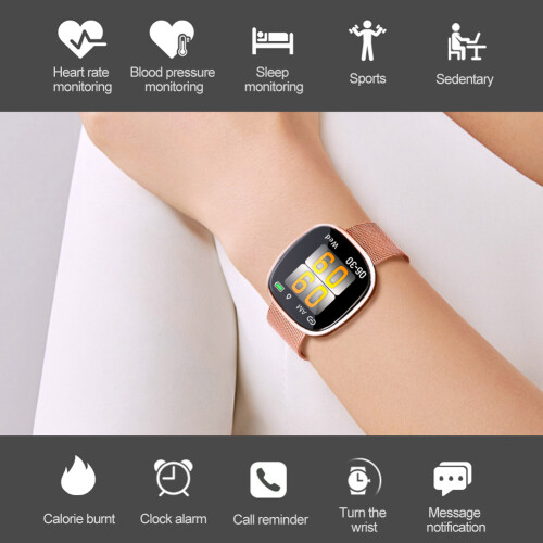 Fitness Tracker με δυνατότητα τηλεφωνικής κλήσης Έξυπνα ρολόγια για γυναίκες άνδρες 2