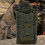 Tactical Molle, Χακί θήκη από νάιλον για τουφέκια και πιστόλια, Ελαστική ταινία για 6