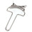 3Pcs Stainless Steel Dumpling Wrapper Cutter Pastry Dough Press Silver 10