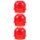 3Stk Warnlampen Ersatzteile Rot Stk Kunststoff Moderne Passform 7