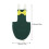 3Pcs Practical Adjustable Green Bird Diapers Flight Suit for Parakeets 9