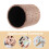 Golden Makeup Brush Holder Glitter Vanity Accessories 4