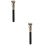 2Stk Schwarz Make-Up Tool Foundation Blush Puder Für 6