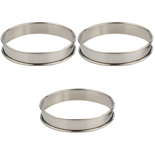 3Stk Pizza Pan Tool Silber Hitzebeständig 2