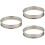 3Stk Pizza Pan Tool Silber Hitzebeständig 6