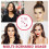 5Pièces Déco PVC Stickers Paillettes Saint-Valentin 6