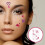 5Pièces Déco PVC Stickers Paillettes Saint-Valentin 10