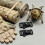 12Pièces Boucles Paracord Avec Sifflet Intégrés 8
