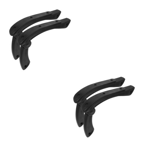 4Pcs Practical Plastic Arm Rest for Office Chairs and Sturdy 2