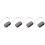 4Pcs Car Wiper Strip Repair Tool Black ABS Material Universal Use 3