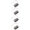 4Pcs Car Wiper Strip Repair Tool Black ABS Material Universal Use 7
