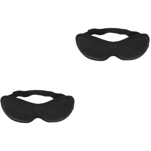 2Pièces Masques Pour Noir En Mousse Mémoire Voyage 1