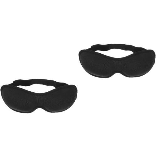 2Pièces Masques Pour Noir En Mousse Mémoire Voyage 2