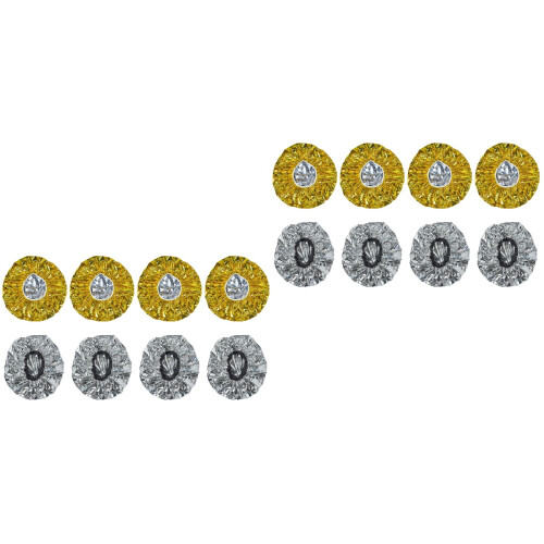 16Pièces Bonnets En Aluminium Pour Profond Usage Salon 2