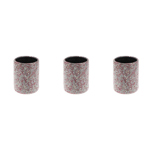 3Pcs Sparkling Multi PU Makeup Brush Holder Pen Pencil Organizer Cup 1