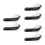 3Pcs Universal White Motorcycle Handlebar with Lights 6