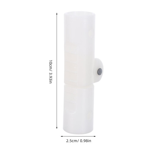 10Pcs White Plastic Folding Tub Bracket Connector for Home Bath Stands 1