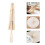 Lightweight Bamboo Oil Paper Parasol Frame for Craft Use 10