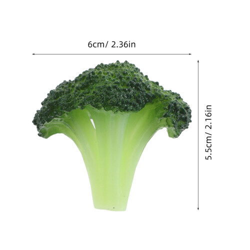4Pièces Pinceau Blend Contour Vert PVC Simulé Brocoli 1