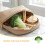 4Pièces Pinceau Blend Contour Vert PVC Simulé Brocoli 4