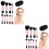 20Pcs Small Makeup Brush Set Travel Essentials Black Makeup Brush Kit 5