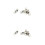 100Pcs Silver Metal Cord Locks Drawstring Toggle for Backpacks Luggage 5