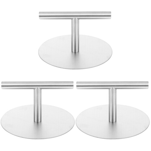3Pcs Stainless Steel Cake Presser Dumpling Skin Pressing Tool Silver 1