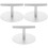 3Pcs Stainless Steel Cake Presser Dumpling Skin Pressing Tool Silver 3