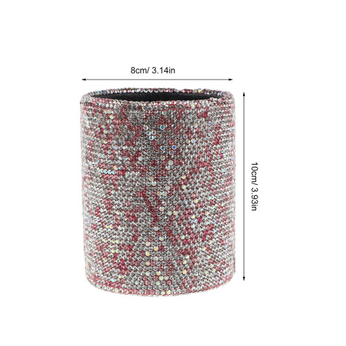Multi Glitter PU Makeup Brush Container Pen and Pencil Holder 1