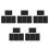 20Pcs Black Aluminum Stamping Blanks Versatile Engraving Plates 2
