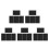 20Pcs Black Aluminum Stamping Blanks Versatile Engraving Plates 3