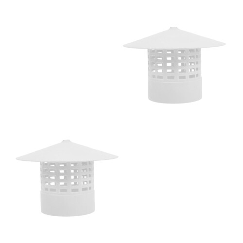 2Pièces Cache PVC Solide Antipluie Usage Extérieur 2